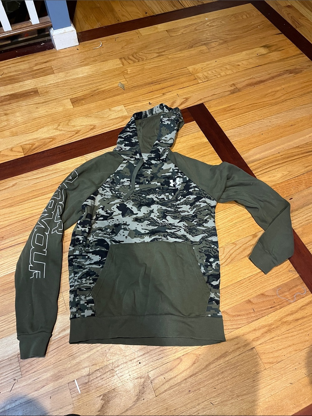 Camo & Olive Pullover Hoodie